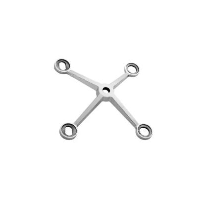 Ozone 4 Way Spider | Finish: Polished Stainless Steel by Ozone : Colours available: Silver