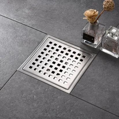 Lipka Red Exclusive Square Floor Drain (5 x 5 Inches)