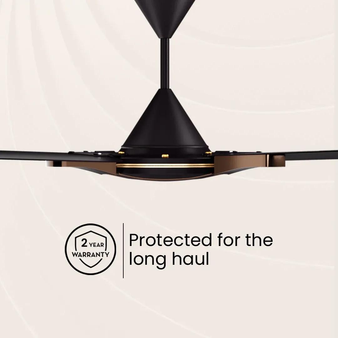 Crompton High Speed Gianna | Star Rated Ceiling Fan - Roast Brown 4
