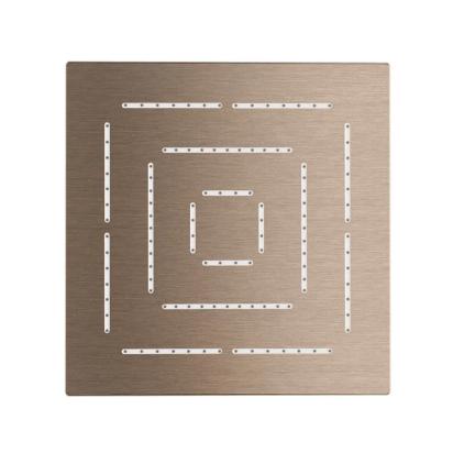 Square Shape Single Flow Maze Overhead Shower - Gold Dust - OHS-GDS-1605 by Jaquar : Colours available: Gold
