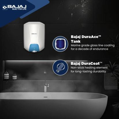 Bajaj Endure Series Gracio - Water Heater 10L by Bajaj : Colours available: White 6 2