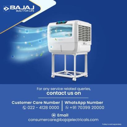Bajaj Shield Series Vettora 55 - Air Cooler by Bajaj : Colours available: White 10 5