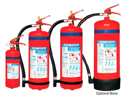 Powder Extinguishers Cartridge Type by Safety Services : Colours available: Red