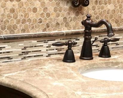 RK India Light Emperador Marble by RK Marbles India : Colours available: Wheat 8 6