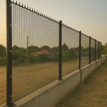 Justfence Anti Climb Mesh Fence by Justfence : Colours available: DarkGreen 1 1