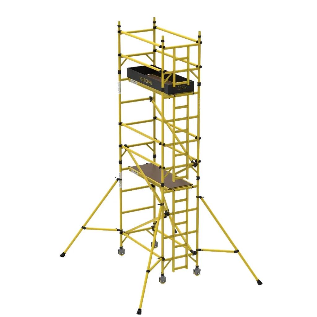 Youngman Fibreglass FRP Electrical Shockproof Scaffold Tower- XO FRP 2