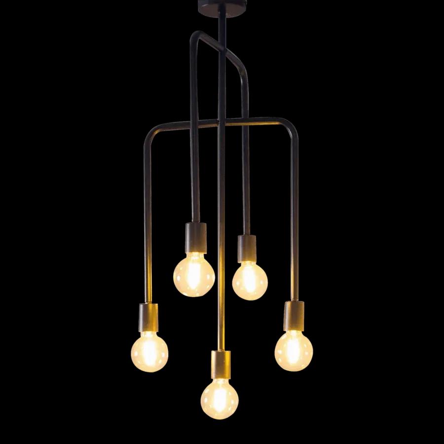 The Living Influence Blackbird 5 Light Chandelier 1