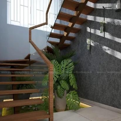 Unikstaircase Stringer Staircase by Unik Staircase : Colours available: Brown 1 1