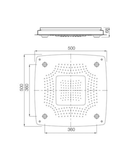 Artize Rainjoy+ Square Shower - Antique Bronze - OSA-ABR-70021 1