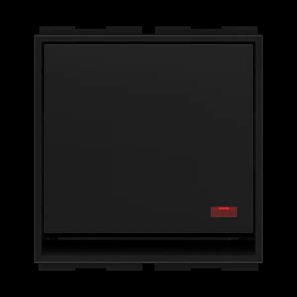 GM Modular 6AX AER9 1 Way Switch With Indicator (LED) AA 2 437 - Electric Grey