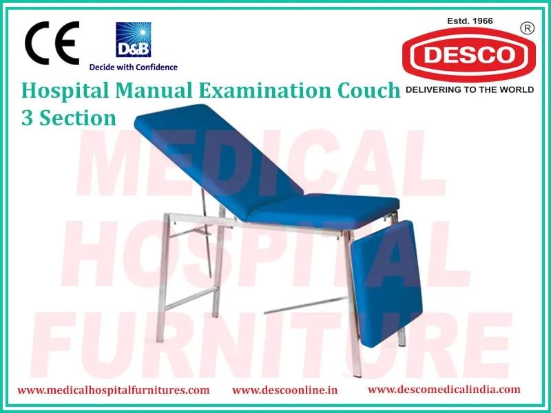 Desco Manual Examination Couch 3 Section