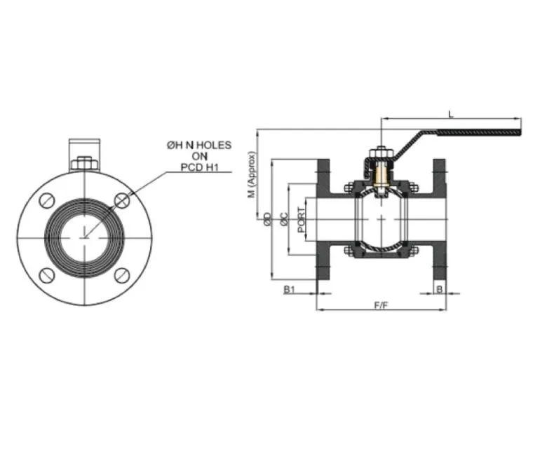 Stanvalves Handle Operated Ball Valve 3
