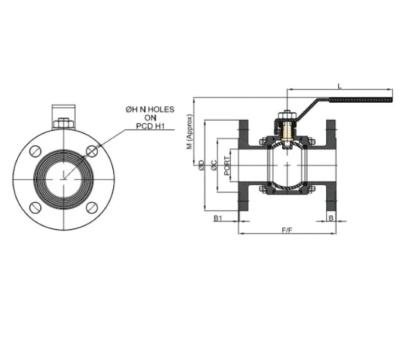 Stanvalves Handle Operated Ball Valve by Stanvalves : Colours available: Silver 3 3