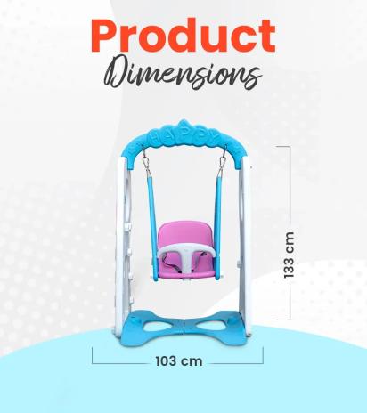 Ok Play Big Swing Comfortable Swing by OK Play for Outdoor, Indoor : Colours available: Multicolour 1 1