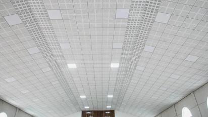 Gypsonic Finetone Acoustical Ceiling Tile by Gypsonic : Colours available: White 1 5