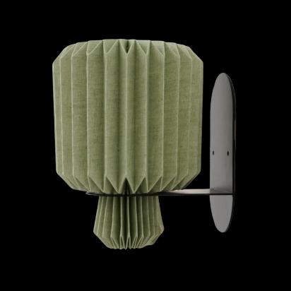 The Living Influence Lumi Fold Linen Wall Lamp / Wall Sconce 3