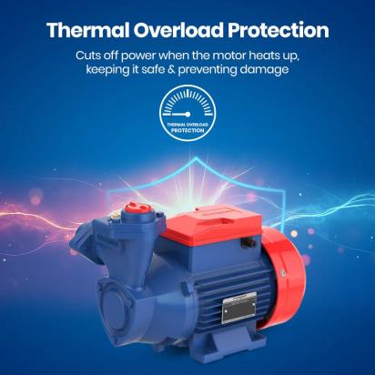 Crompton ELITE PLUS I - Mini Self Priming Regenerative Pump 1 HP - Agricultural Pump by Crompton : Colours available: DarkBlue, IndianRed 6 3