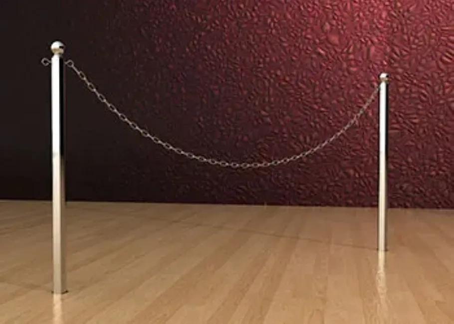Q-Manager Chain Post - Floor Socket 1