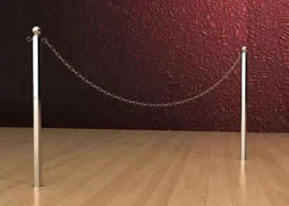 Q-Manager Chain Post - Floor Socket 1