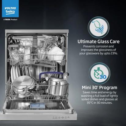 Voltas 14PS Full Size Dishwasher by Voltas 4 4