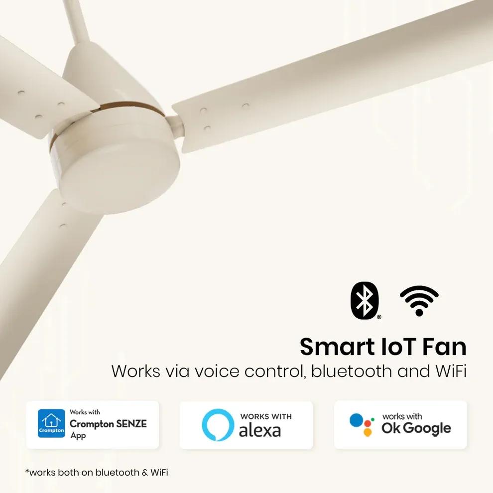 Crompton Energion Hyperjet smart BLDC Ceiling Fan - Ivory 2
