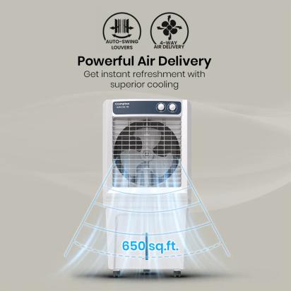 Crompton Aura Dac Air Cooler - 110-L by Crompton : Colours available: White, RoyalBlue 11 2
