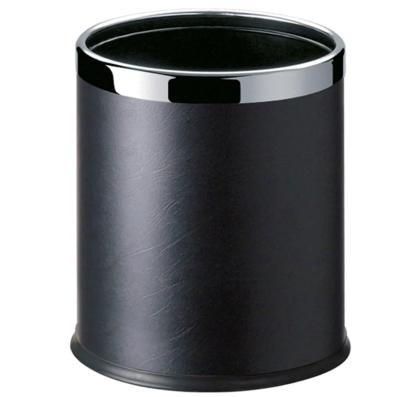 Dolphy Round Room Dustbin With Open Top DWBN0003-BL by Dolphy for Hotel, Resort : Colours available: Black