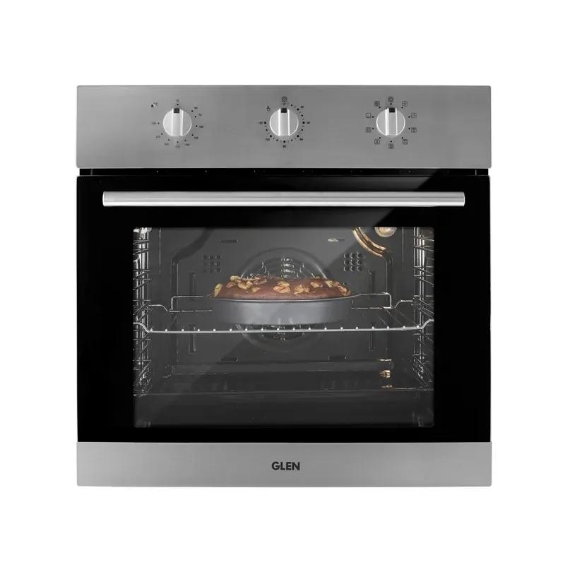 Glen Built in Oven Motorised Rotisserie Turbo Fan 70Ltr with 9 Multi-functions (651MRTSS)