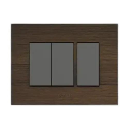 Polycab Caprina - 3M Grid Frame+Cover Levana (Natural Wood)