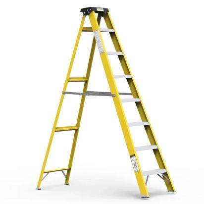 Youngman Y-Access FRP Fiberglass Single Sided Self Supporting Ladder 8310 by Y Equipment Services : Colours available: Yellow 12 1