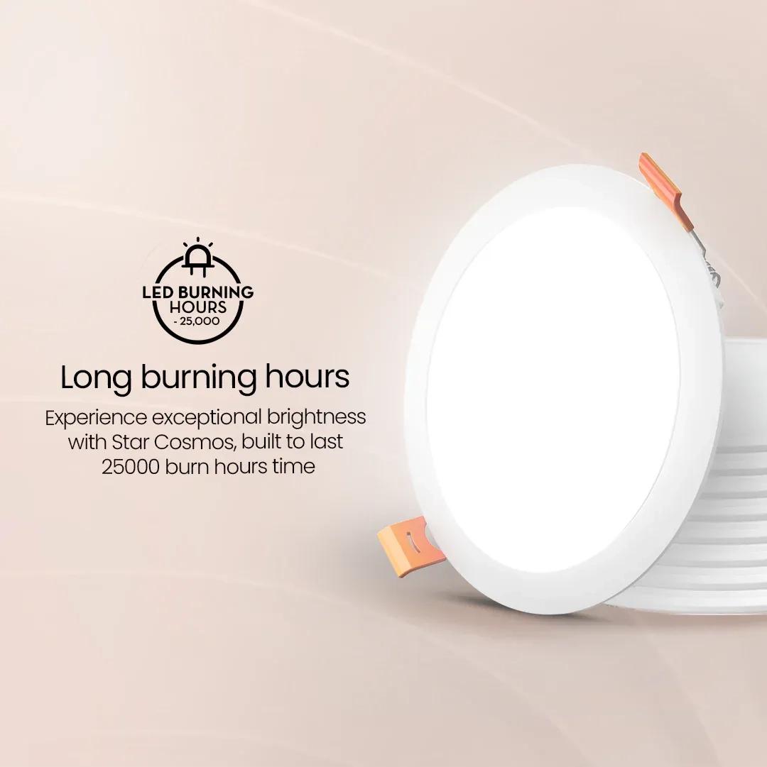 Crompton 12W Star Cosmos Round LED Recess Panel 2