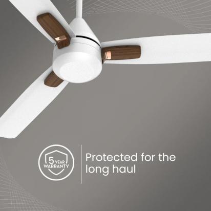 Crompton Energion Cromair Plus BLDC Ceiling Fan - Conch Cream by Crompton : Colours available: GhostWhite 12 3