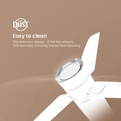 Crompton Energion Roverr Smart BLDC Ceiling Fan - Pristine White by Crompton : Colours available: White 12 1