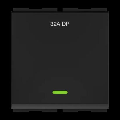 GM Modular Double Pole Switches Zicono AA 2 379 - Electric Grey by GM Modular : Colours available: Black