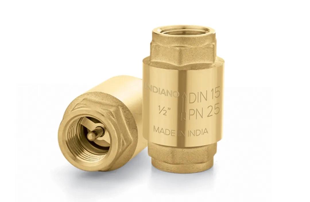 Indiano Brass Spring Check Valve