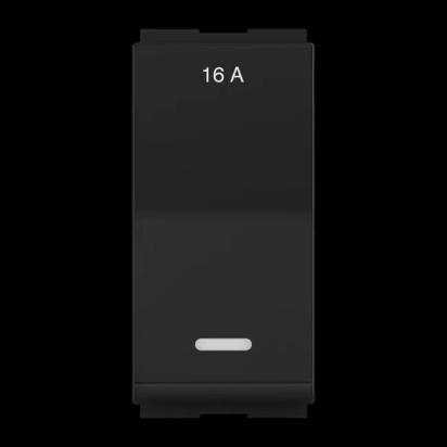 GM Modular Zurico 1 Way Switch with Indicator (LED) AA 1 612 - Electric Grey by GM Modular : Colours available: DarkSlateGray