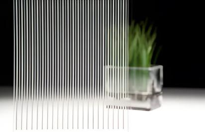 3M™ Fasara™ Glass Finishes Stripe SH2FGST, Shutie Black, 1270 mm x 30 m, 1 Roll/Case by 3M for Interior : Colours available: White