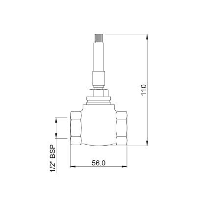 Reduced Body of Concealed Stop Cock - ALD-CHR-069 by Jaquar for Stop Cock 1 1