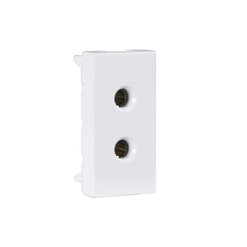 Orpat 6A 2 Pin Socket – OPST-7217 – White (Pack of 30) 1
