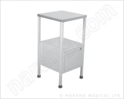 Narang Medical HF421 : Bedside Locker std. Hospital Model by Narang Medical Limited : Colours available: WhiteSmoke
