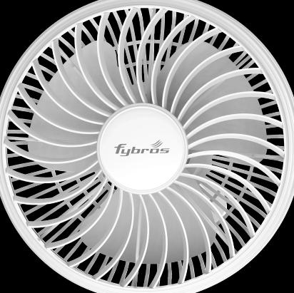 Fybros Gale Portable Fan by Fybros : Colours available: White 1 1