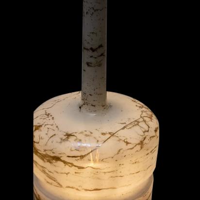 The Living Influence Carrara Marble Hanging lamp 5