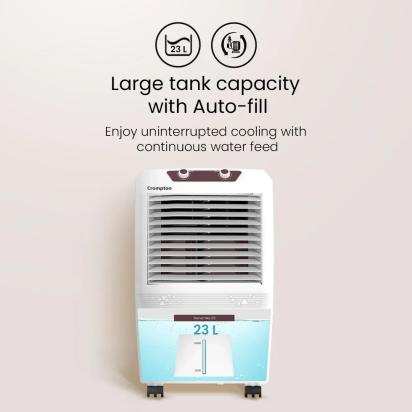 Crompton Marvel Neo Air Cooler - 23-L by Crompton : Colours available: White 13 5