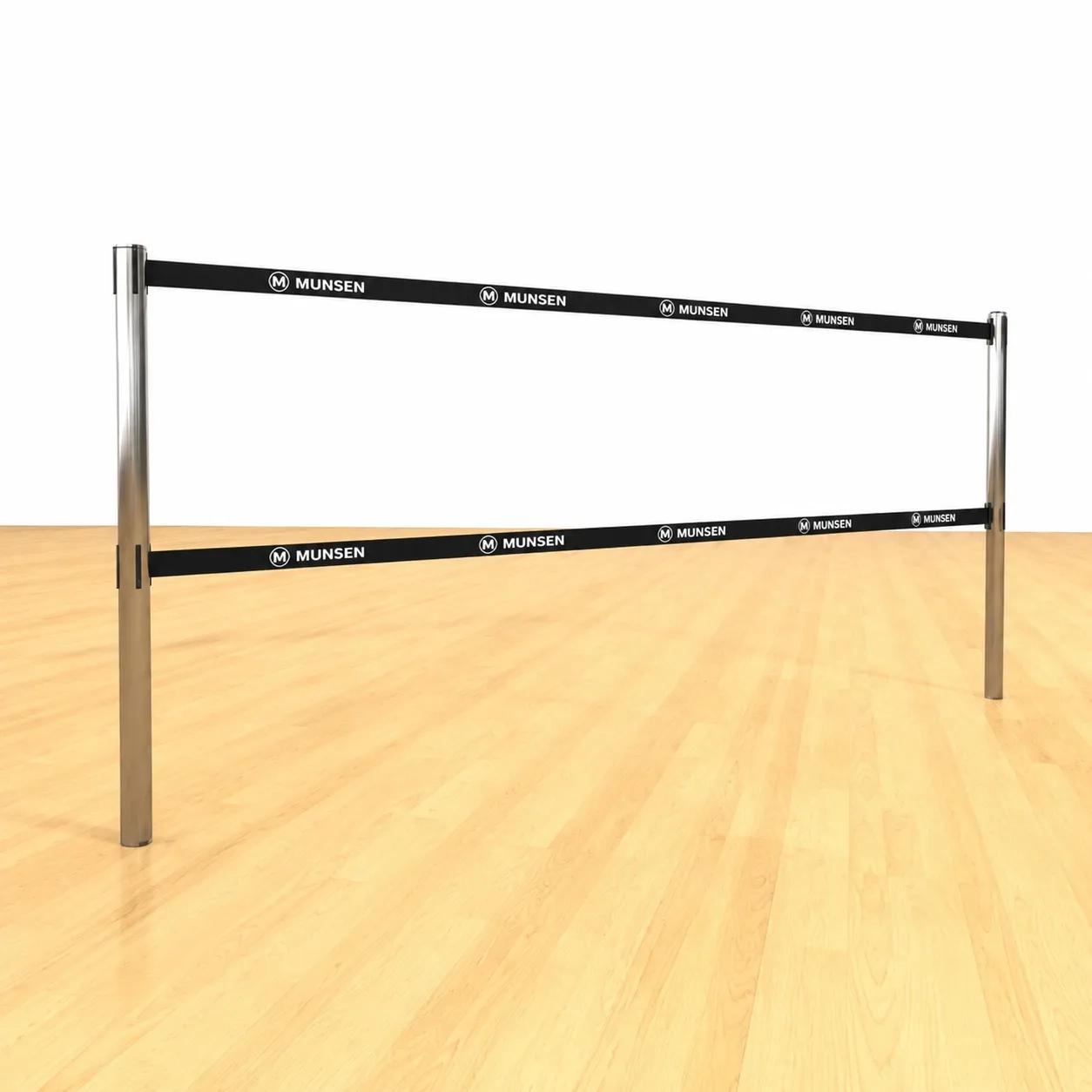 Q-Manager Double Belt Post - Floor Mount
