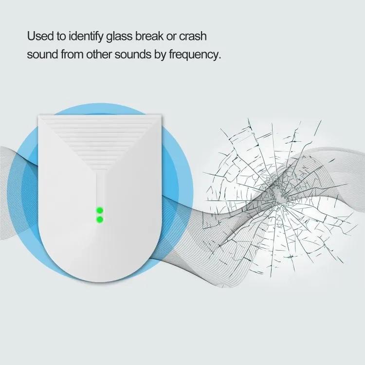 Jenix wireless glass break sensor | glass break shock detector | glass sensor JXGBS433 2