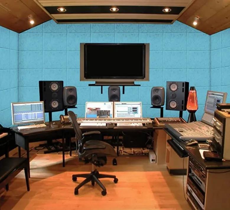 Echsorbix PET Acoustic Wall Panels Light Blue