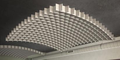 Techno Acoustic Crescent Open Cell by Techno Acoustic : Colours available: White 1 1