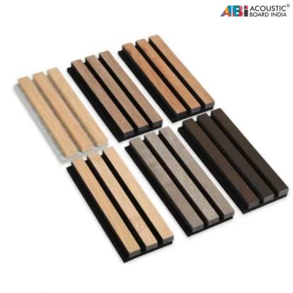 Acoustic Board India Acoustic Louver Panels | Decorative Sound Absorbing Panels For Walls by Acoustic Board India for Office, Conference Room, Home theatre, Reception Area