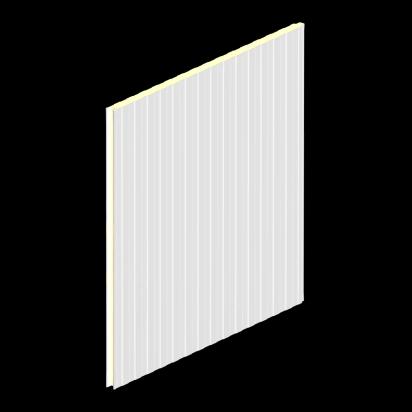 Kingspan jindal PUR/PIR Coldwell-I Insulated Sandwich Panel by Kingspan jindal : Colours available: WhiteSmoke