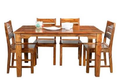 Natural Living Sheesham Wood Four Seater Sonu Dining 3